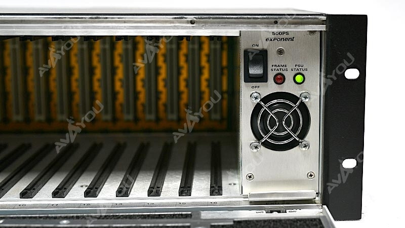 Evertz 500FR Exponent Compact High Density w/ 500FC Frame Controller