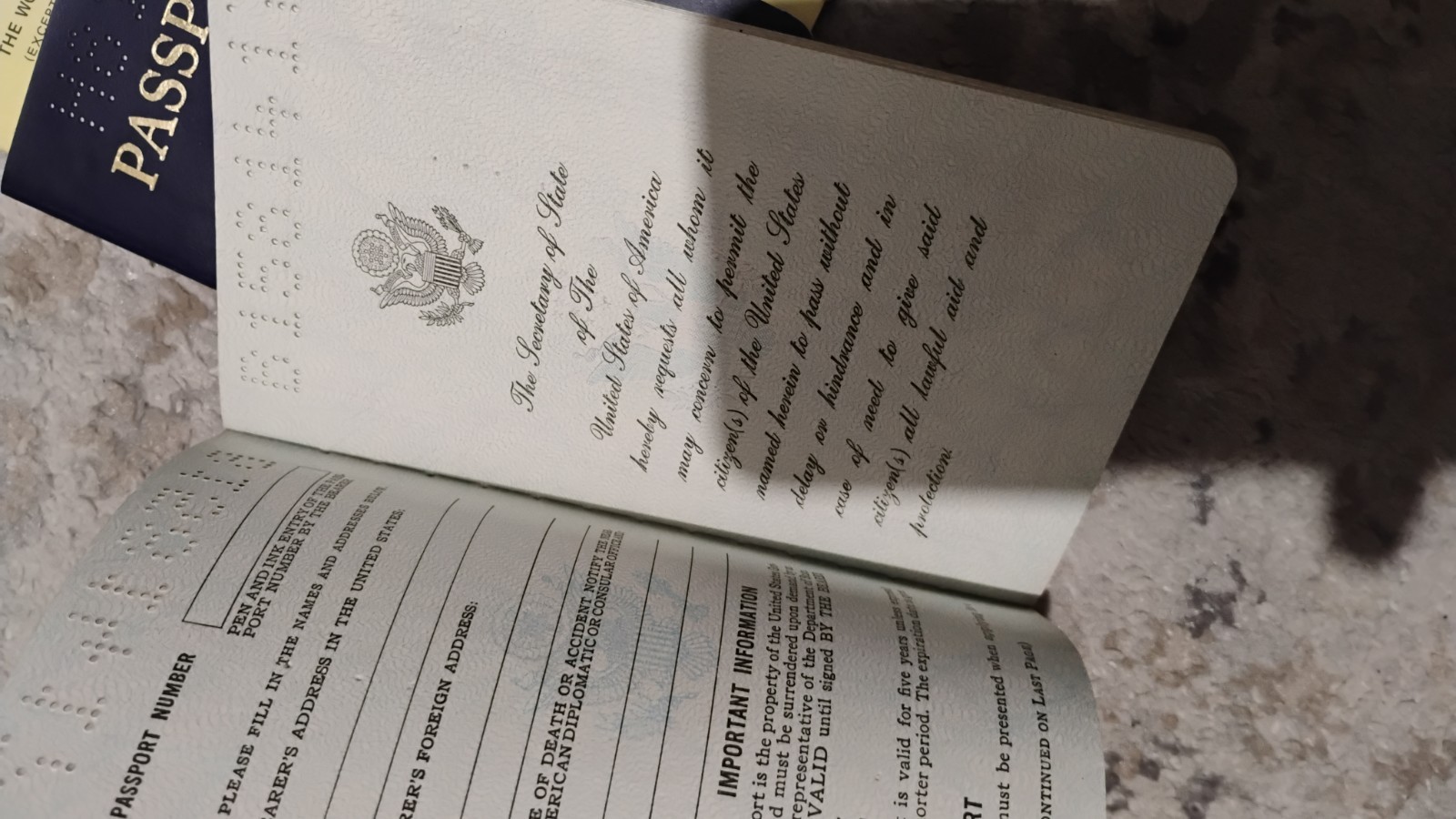 VINTAGE PASSPORT USA 1971 1977LOT OF 3