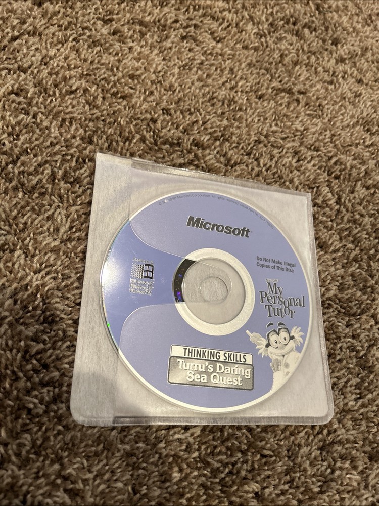 My Personal Tutor Thinking Skills PC CD learn about telling time sorting pattern