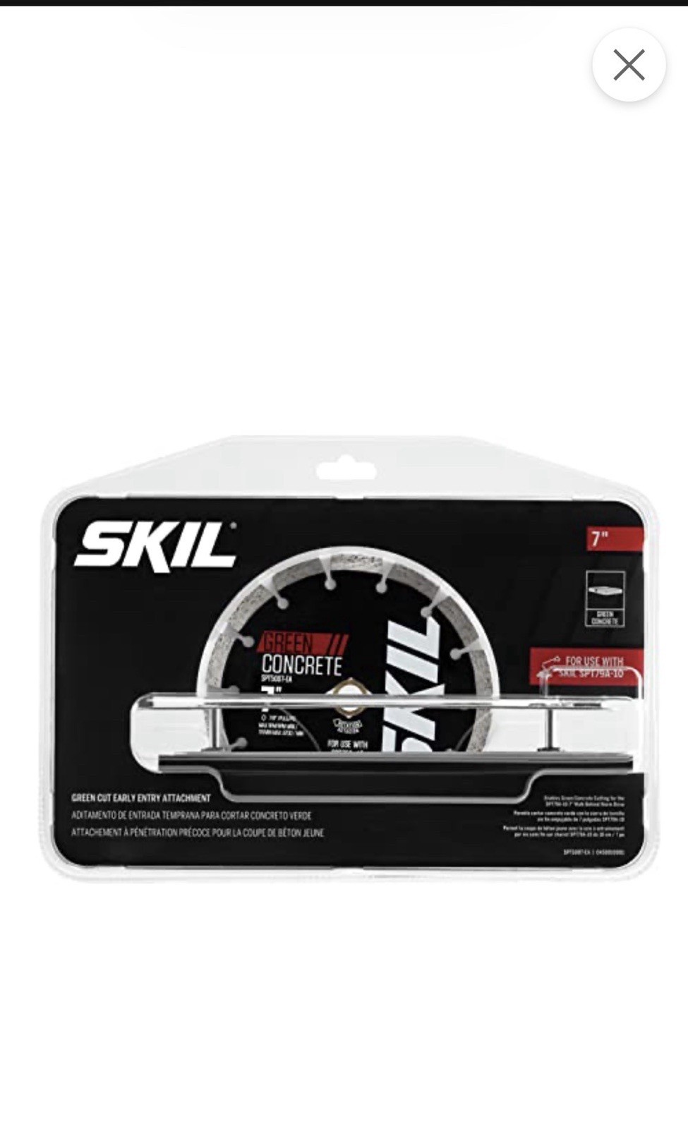 SKIL Green Cut Early Entry Assembly Kit 7 In. Segmented Green Cutting Concrete B