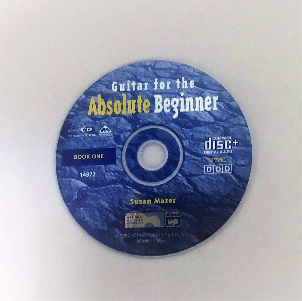 "Guitar for the Absolute Beginner" Book One CD ONLY Windows 95/98/NT