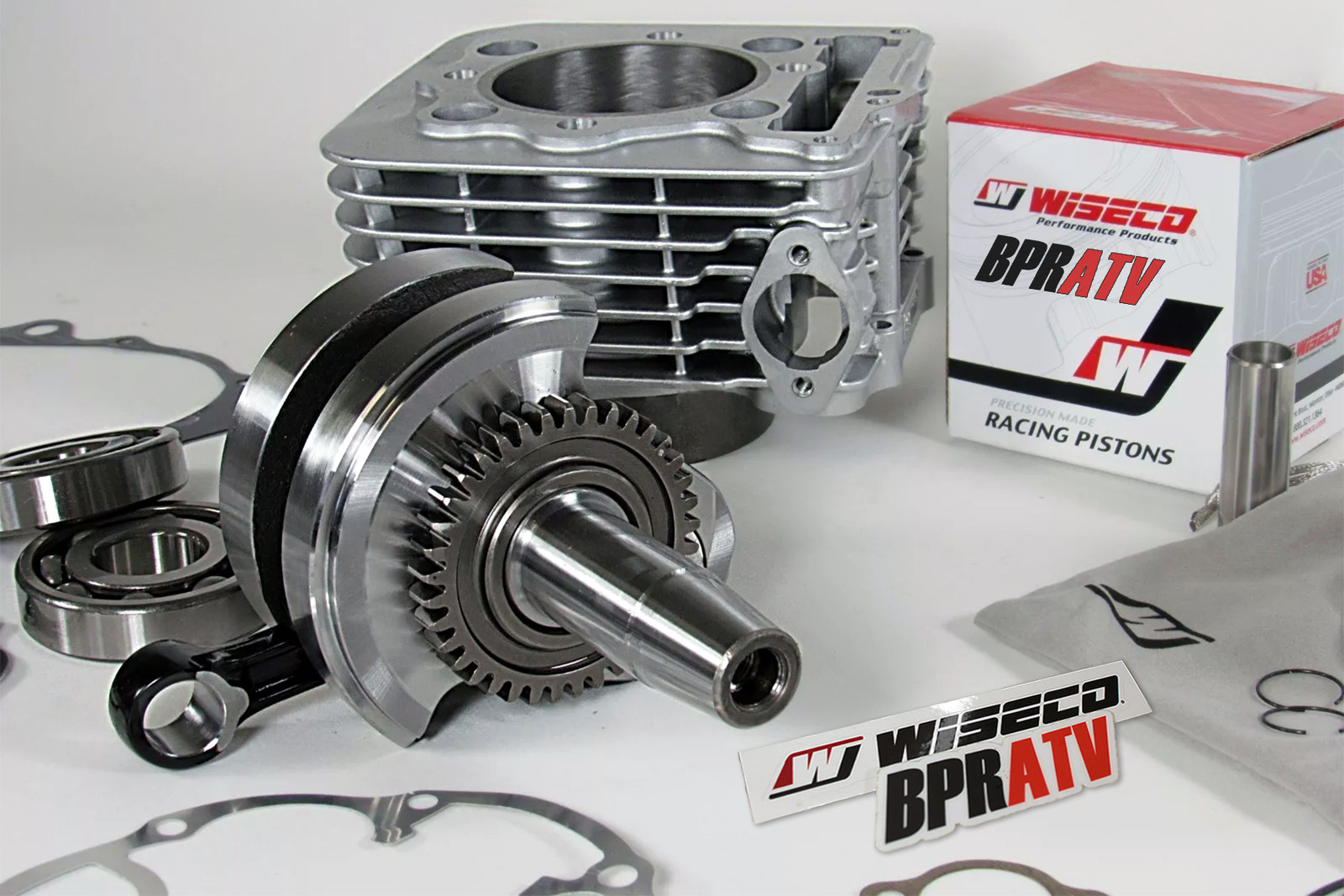 Honda TRX 400EX 85mm Stock Cylinder Crank Wiseco Piston Engine Rebuild Kit 99-04