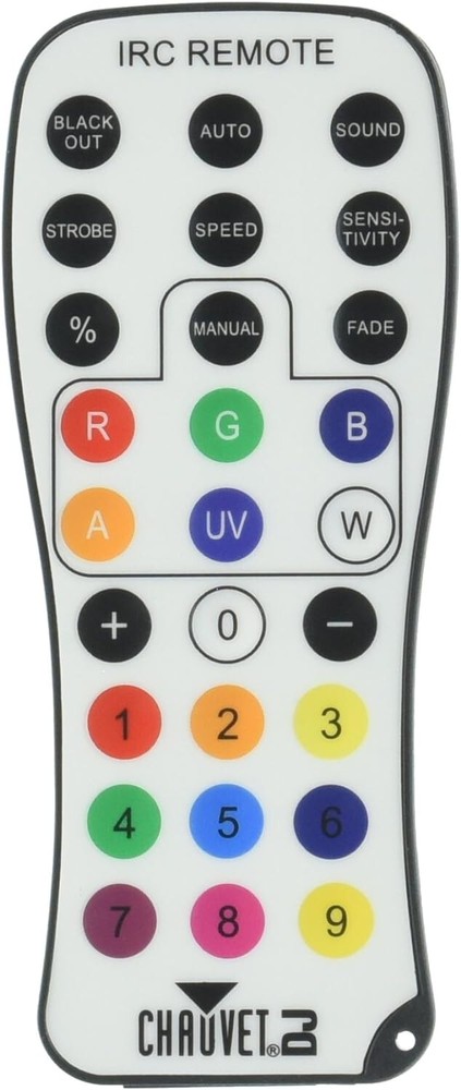 CHAUVET DJ IRC-6 Infared Remote Control for DJ Effect/Strobe Lighting Laser Show