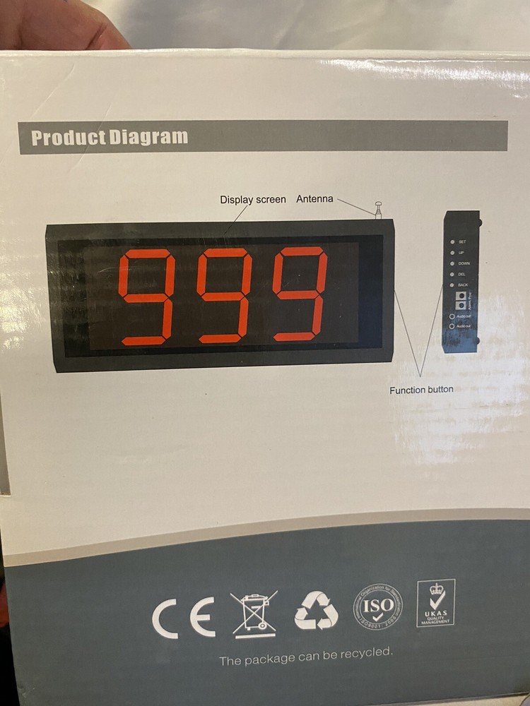 wireless calling system reciever model ZJ-39