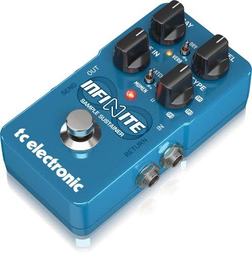 TC Electronic Guitar Delay Effects Pedal Blue (Infinite Sample Sustainer) From