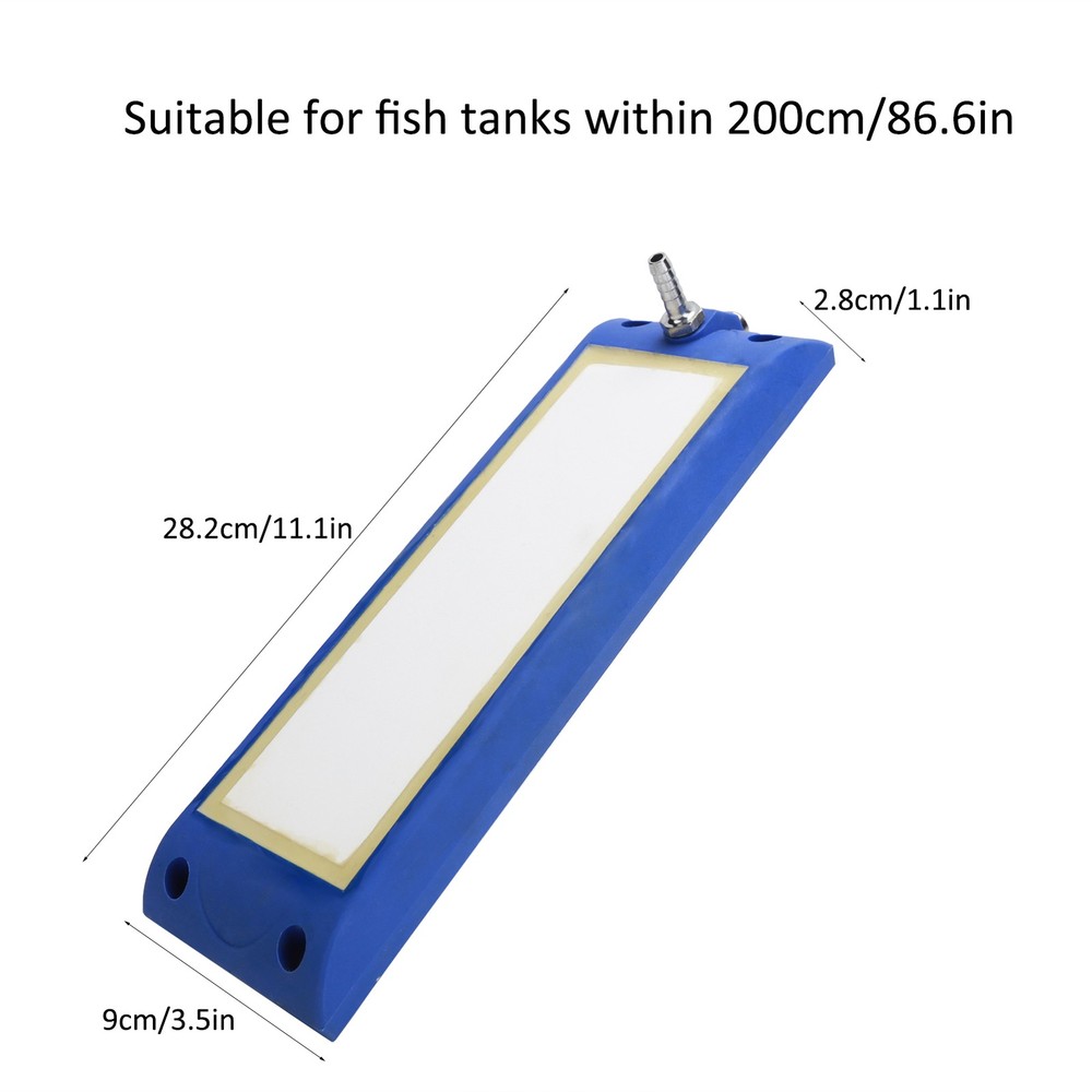 L Fish Tank Micro Bubble Oxygen Diffuser Aquarium Dual Interface Nano Air WT