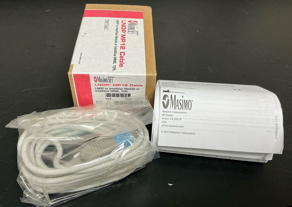 Masimo SET LNOP MP12 Cable Ref 2282