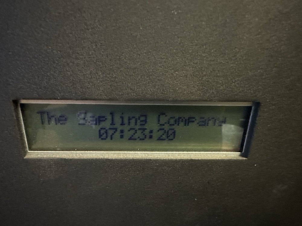 BOGEN Sapling Master Clock 300-00K-1 MASTER CLOCK CONTROLLER