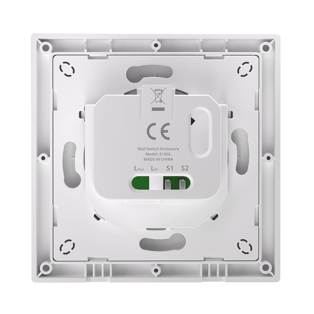 Wall Switch Housing for E1GSL Smart Switches Compatible with FORZBMINIL2 Module