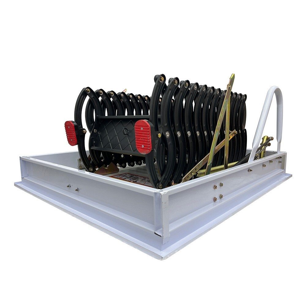 Pull-down Ceiling Folding Stairs Retractable Loft Attic Stairs 31.5*35.43inOpen