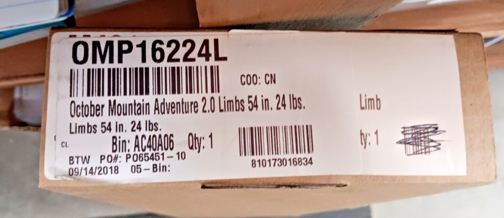 OMP Adventure 24# Limb set