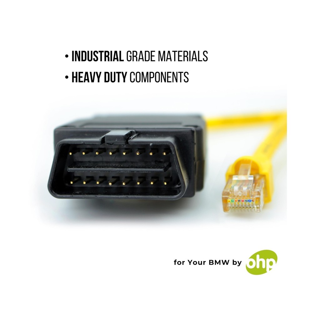 OBD2 Cable - For BMW F-Series Coding, Heavy Duty, ENET