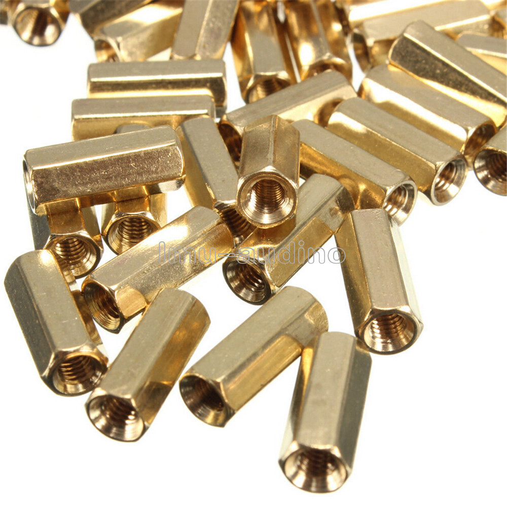 10/20/50PCS M3 12mm Hexagonal Net Nut Female Standoff/Spacer Breast