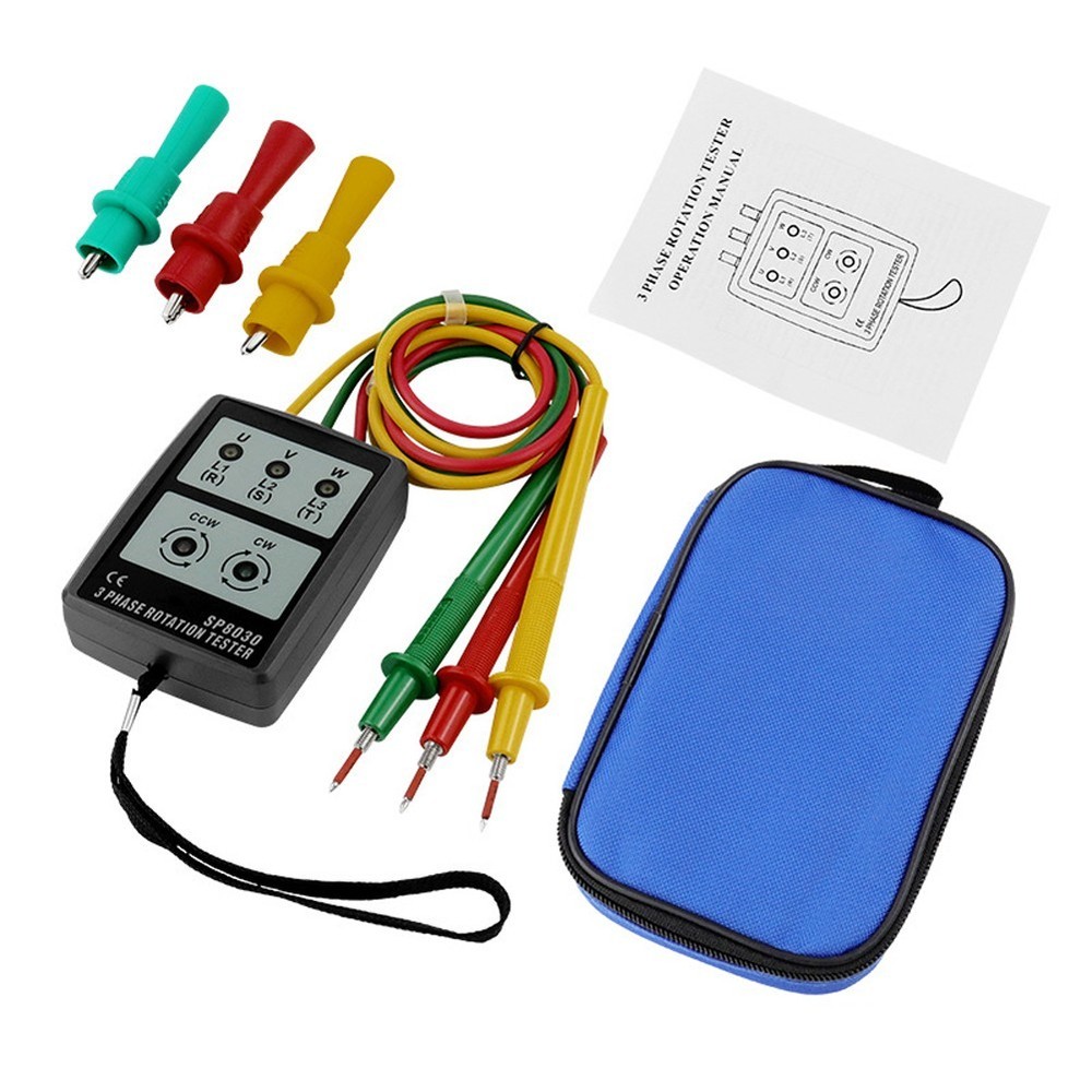 AC Voltage Tester Portable Design for Accurate Three Phase Measurements