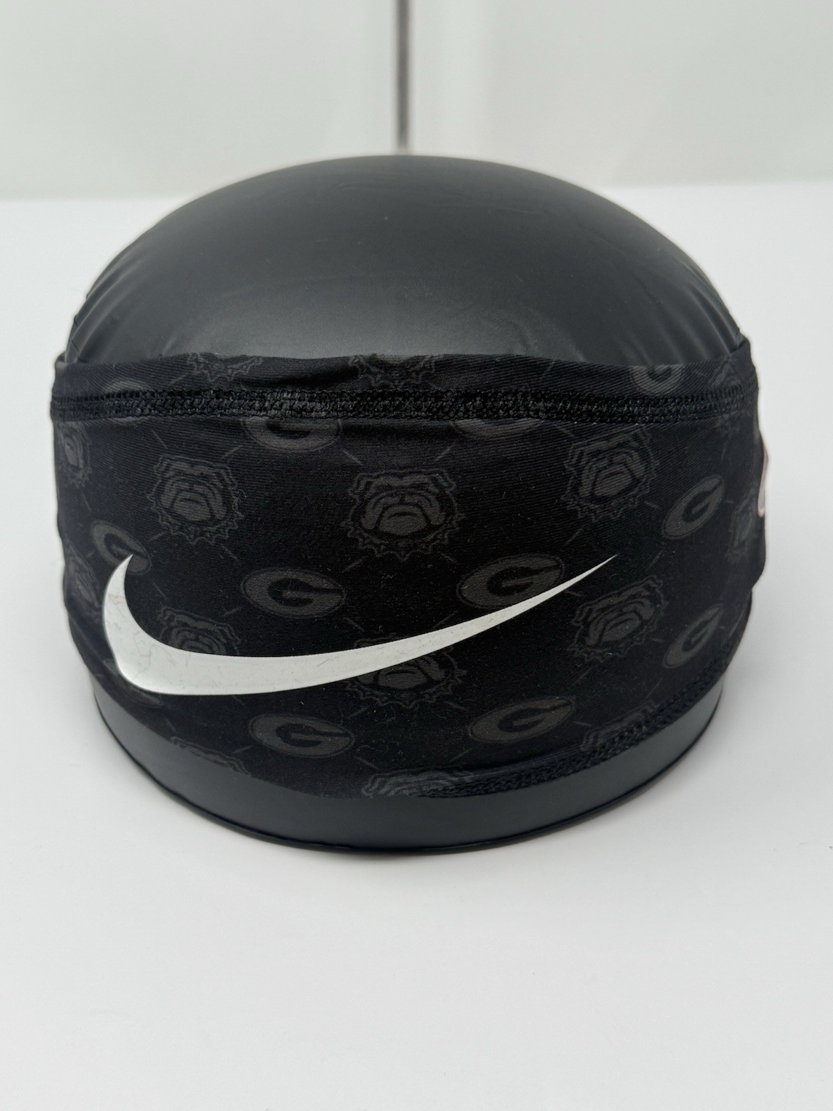 Georgia Bulldogs Football Team Issued Nike Black Wrap Headband One Size Used