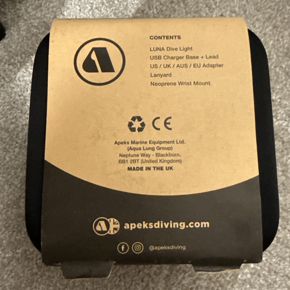 Apeks Luna Primary torch