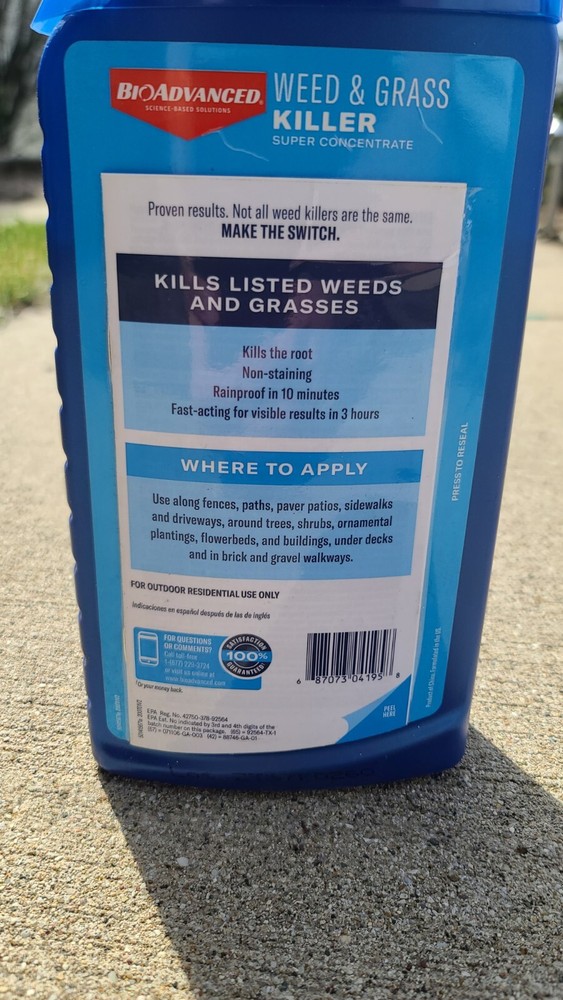 BioAdvanced Weed & Grass Killer Super Concentrate 32 oz.
