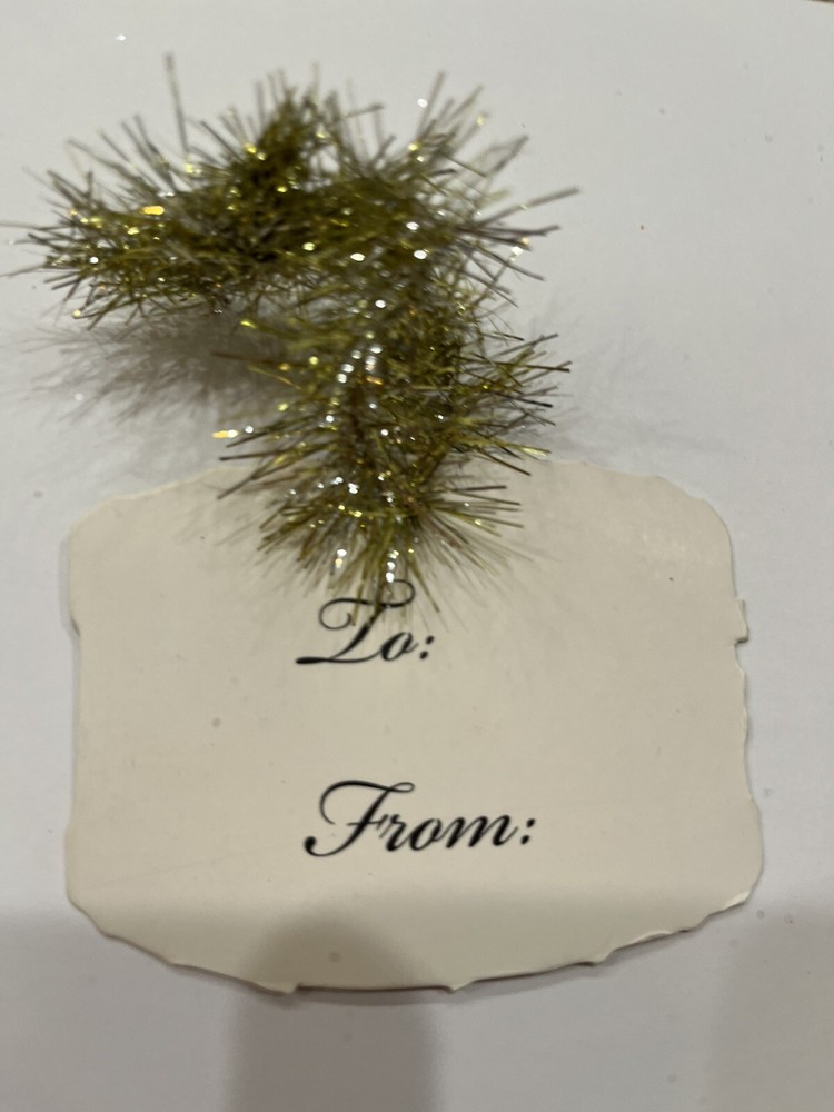 Die Cut Out Christmas Tags Victorian Look Six Second Set