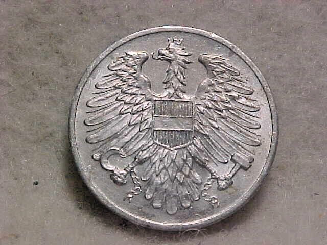 1954 Austria 2 Groschen Uncirculated Coin