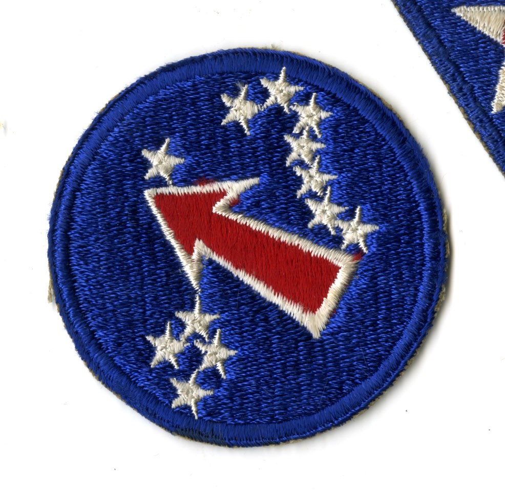 US Army Pacific Ocean Areas White Back Patch WWII Vintage
