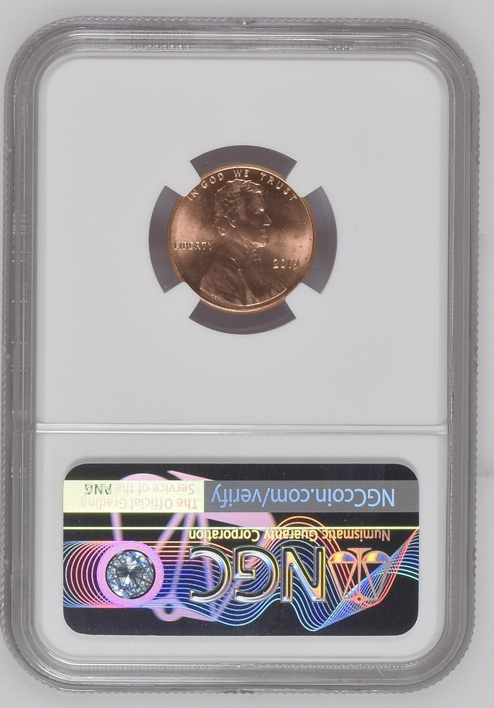 2019 P Lincoln Shield Cent NGC MS66RD