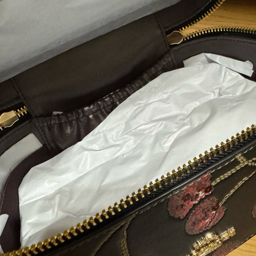 NWT ❤️ Coach Cosmetic Case With Cherry Print
