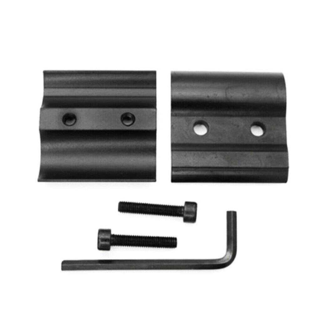 Tactical Barrel Clamp Ring Mount for Flashlight Laser Scope Rifle Gun Adapter