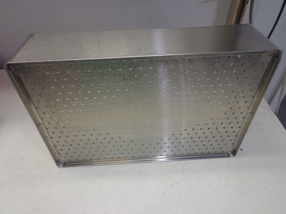 Omni-Tract Surgical Sterilization Container Tray Stainless Case Endoscopy