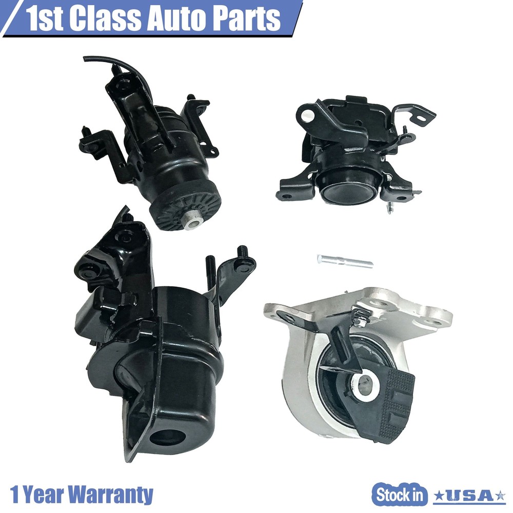 4Pcs Engine Mounts & Automatic Trans Mount for 2018-22 Toyota Camry 2.5L