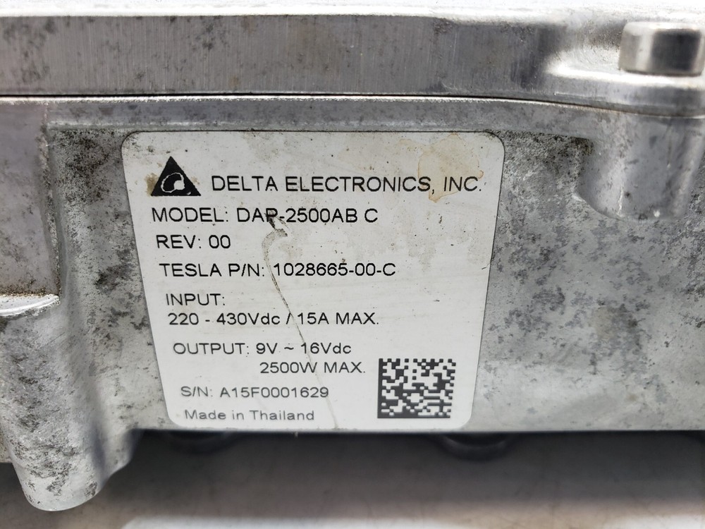 ✅ 12-16 OEM Tesla Model S DC-DC Converter Module Unit DELTA 2.5kW