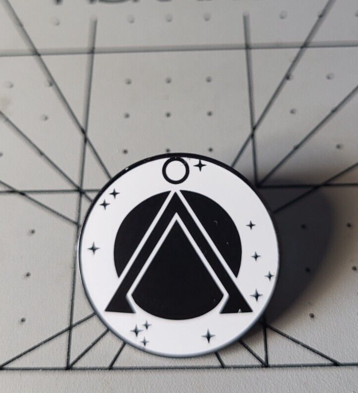 Stargate SG-1 Earth Logo Metal Pin 1 inch