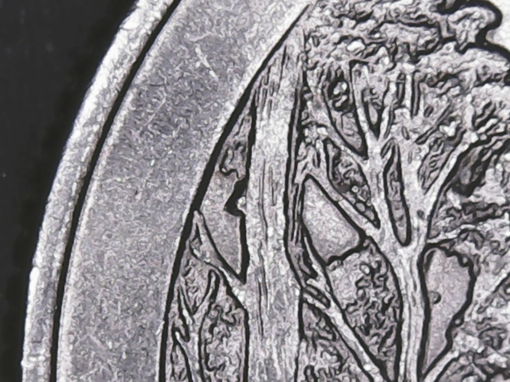 2018 p Pictured Rock ATB Quarter with Die Chips Mint Error.