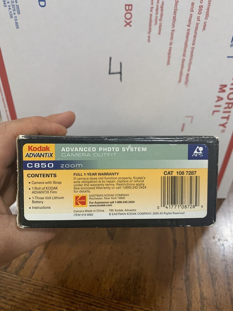 Kodak Advantix APS Camera Outfit C850 Zoom