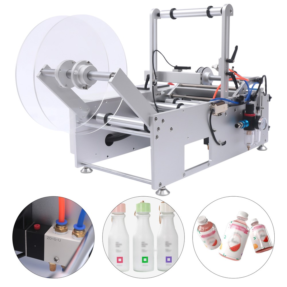 LT-190 300w Semi-Automatic Round Bottle Labeling Machine Emergency Stop Switch