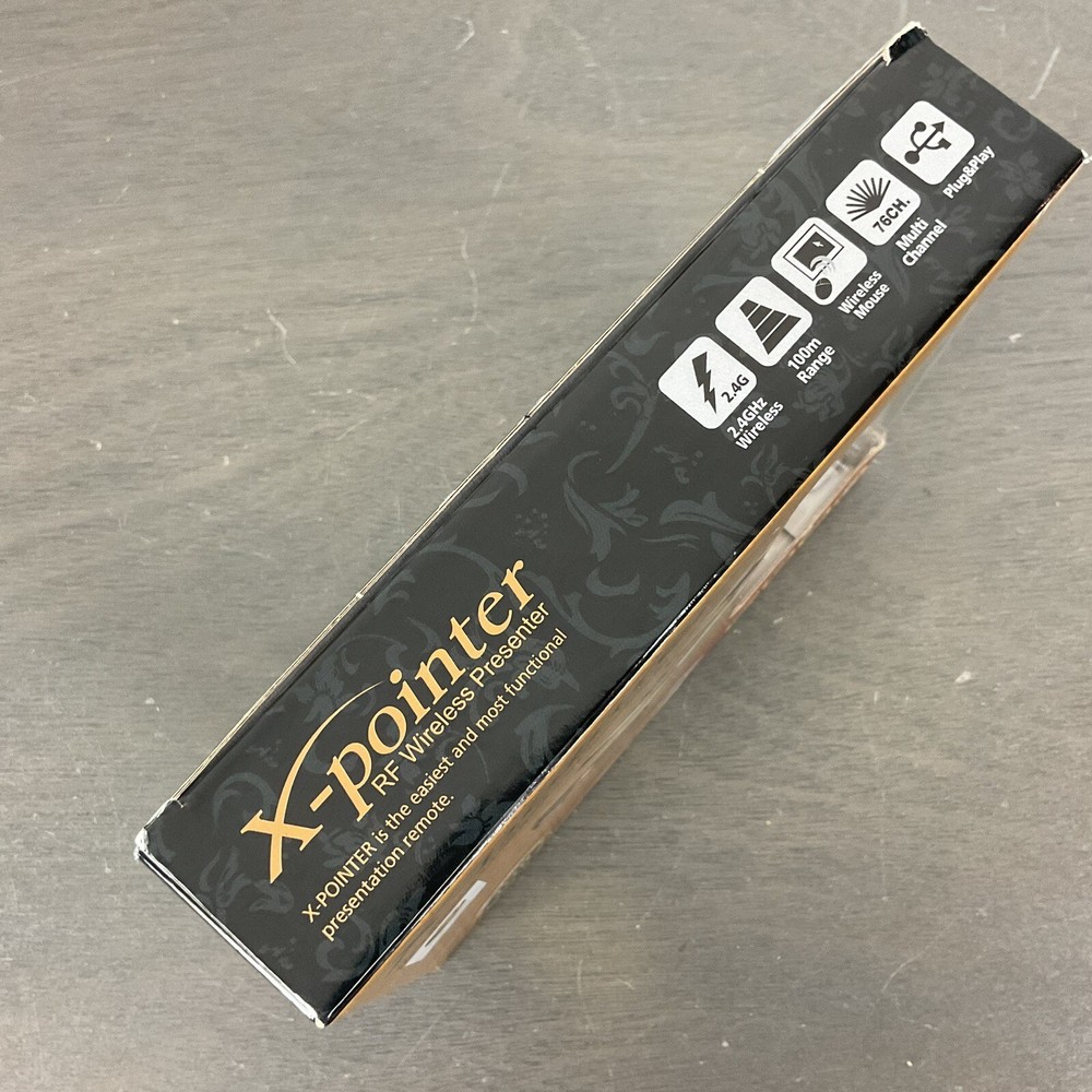X-Pointer XP200TR4G 18K Gold Presentation RF Wireless Presenter Laser Pointer