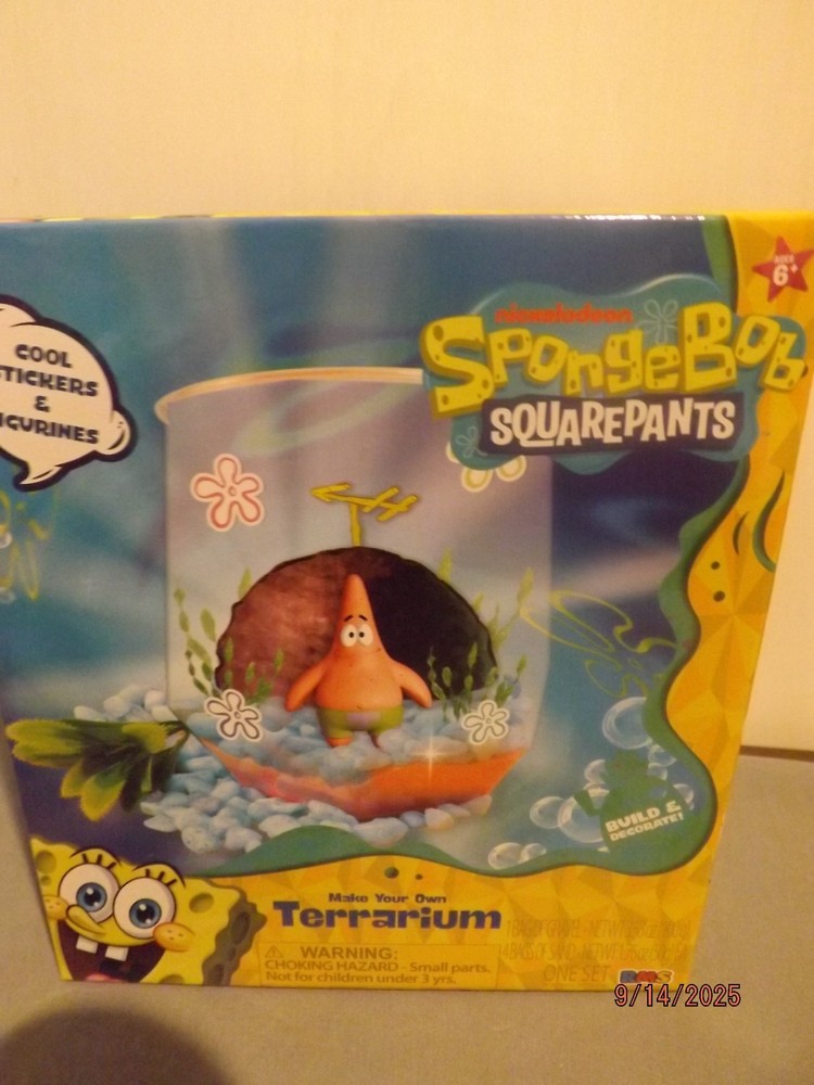 SpongeBob SquarePants Patrick Make Your Own Terrarium NEW