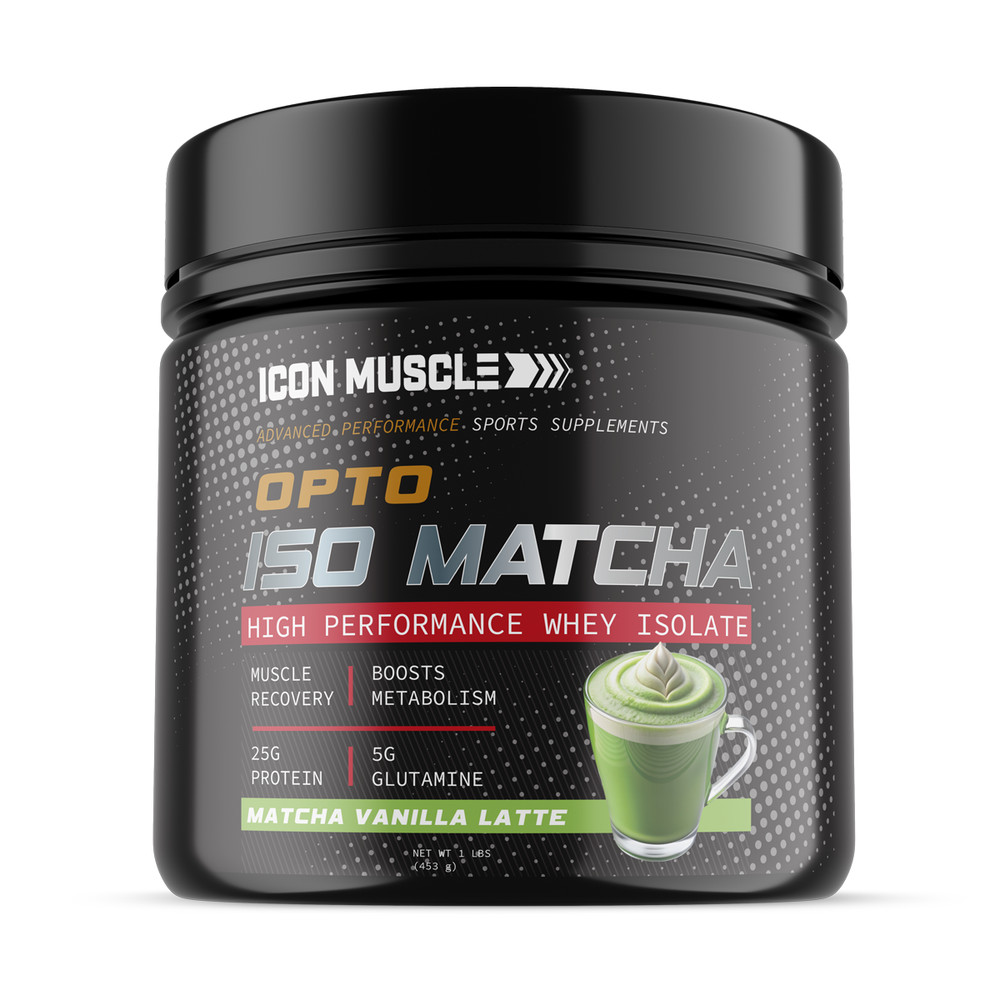 Icon Muscle Isolean Matcha Vanilla Latte Whey Protein Isolate 1lb