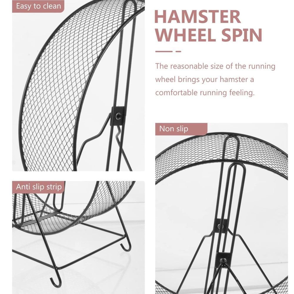 Hamster Cages Hamster Running Exercise Wheel- Silent Guinea Pig Exercise Whee...