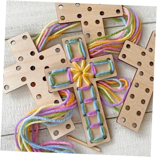 He Is Risen Easter Decor – Religious Easter Decoration for Home, Cross 1