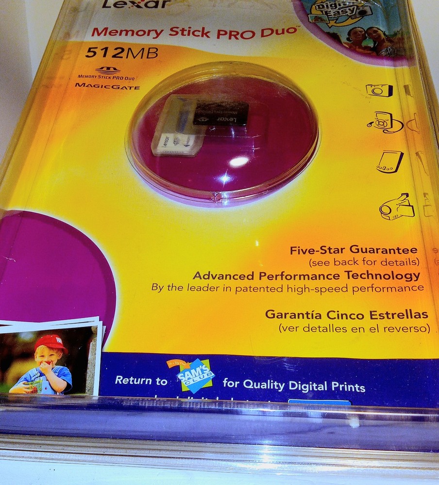 Memory Stick Lexar 512M Pro Duo MagicGate New