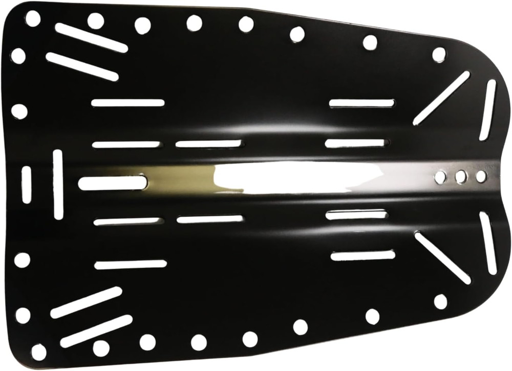Scuba Tech Diving Aluminum Black Backplate