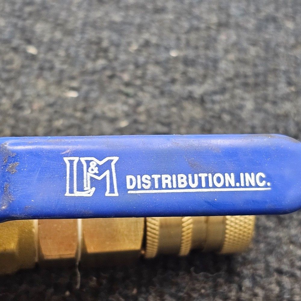 L&M DISTRIBUTION DN20 16 : BRASS PIPE FITTING BALL VALVE