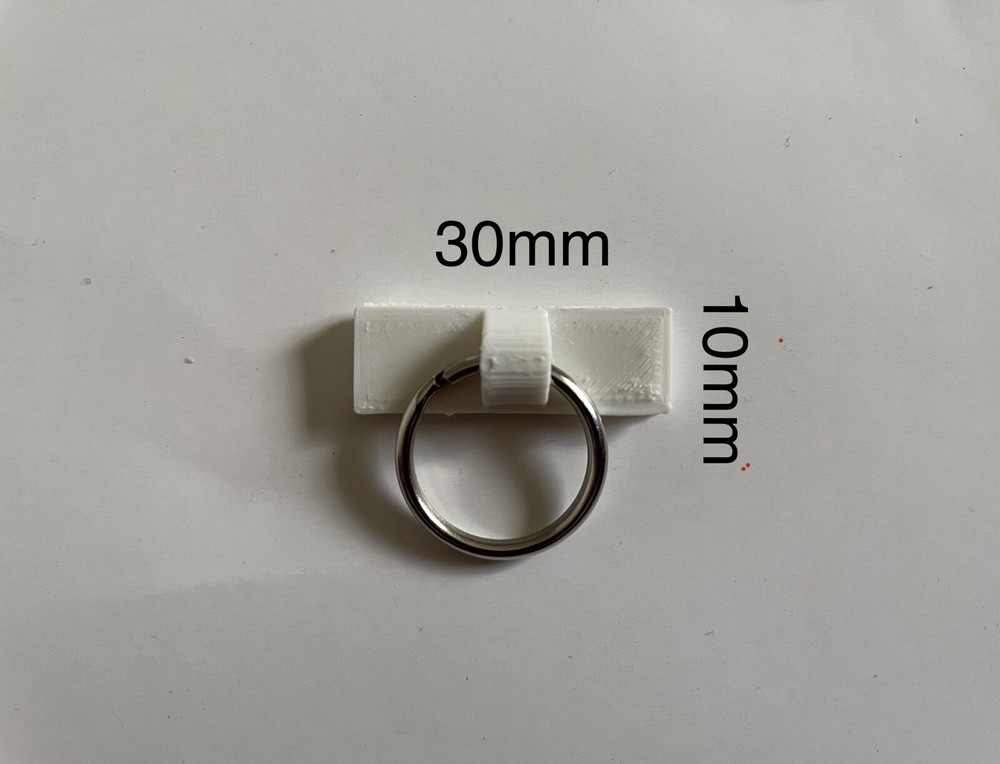 Rectangular Universal Charm/Keychain Base