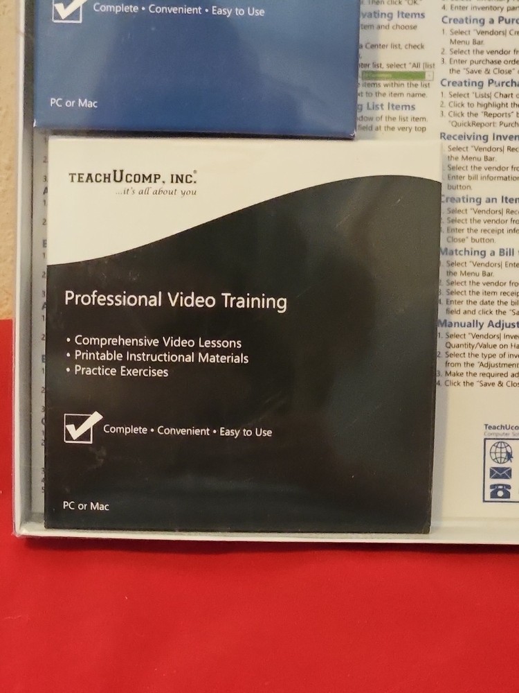 QUICKBOOKS PRO 2018 DELUXE Training Tutorial Course with Quick Reference Guide