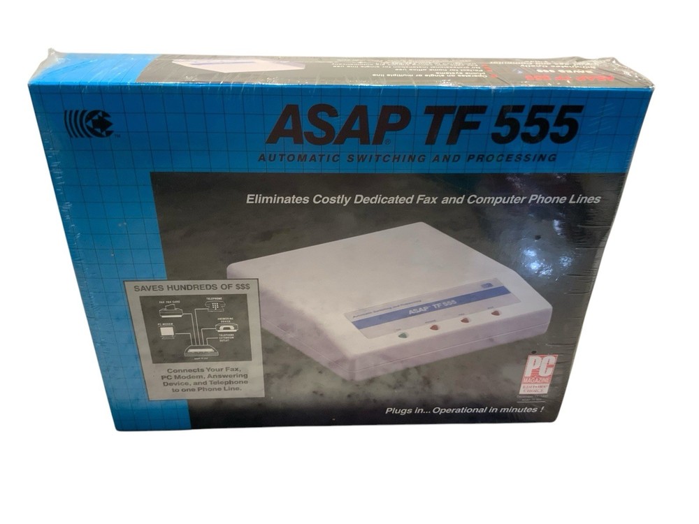 NEW SEALED Fax Switch Command Communications ASAP TF 555