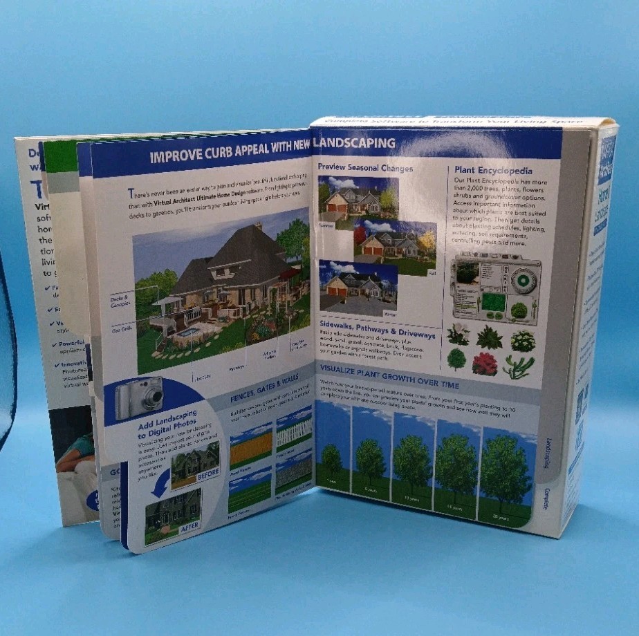 Virtual Architect Home & Landscape Platinum Suite PC CD-ROM