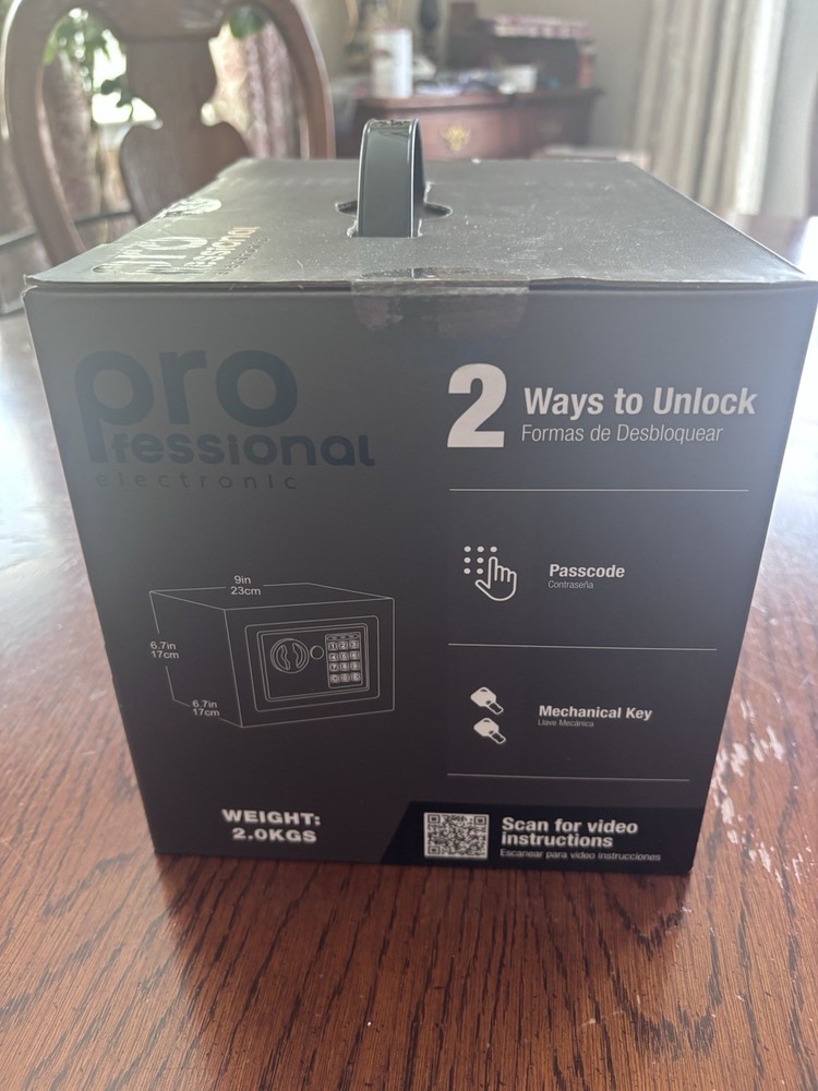 Pro Fessional Electronic 2 In 1 Security Safe