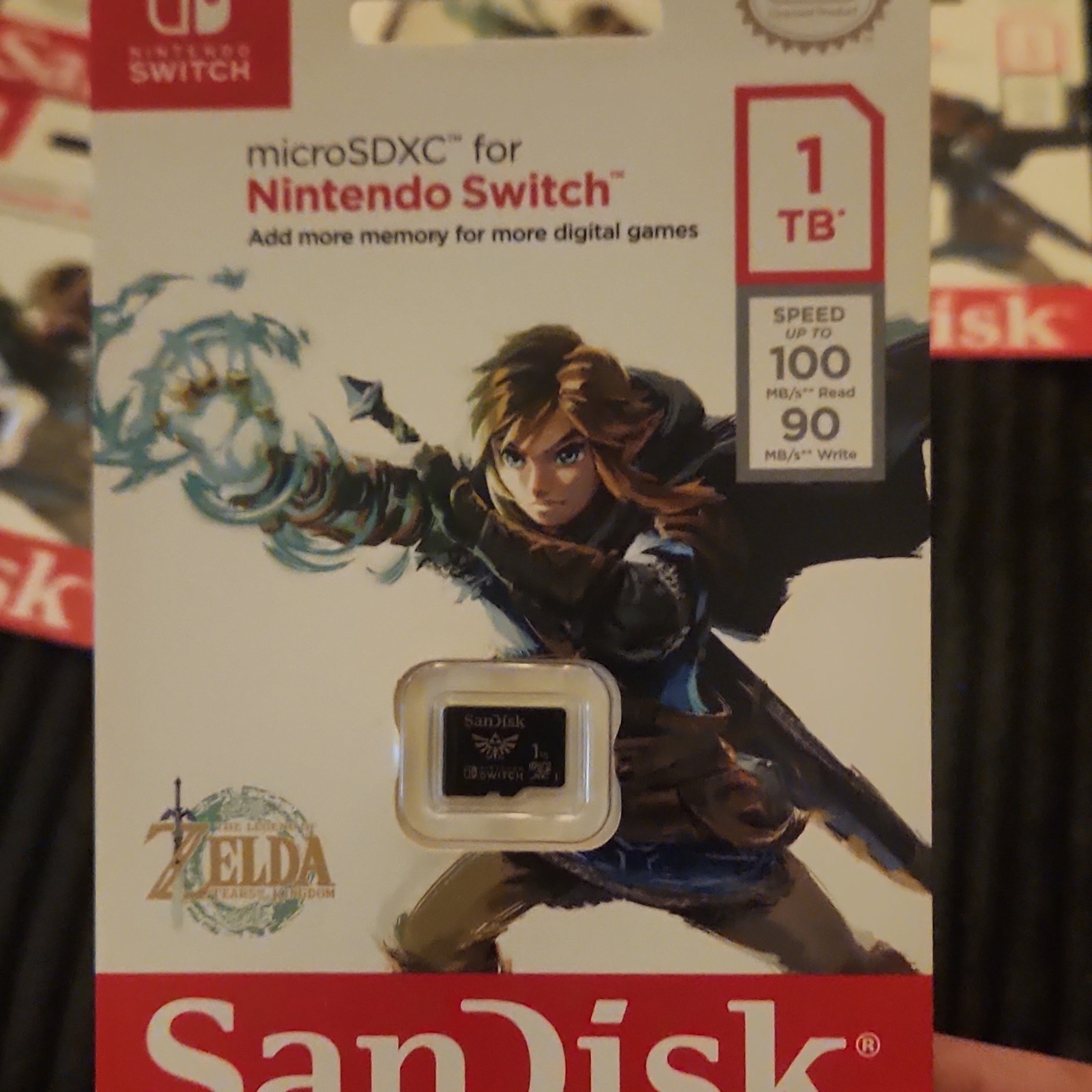 SanDisk 1TB microSDXC UHS-I for Nintendo Switch, Speed Up to 100MB/s NEW SEALED