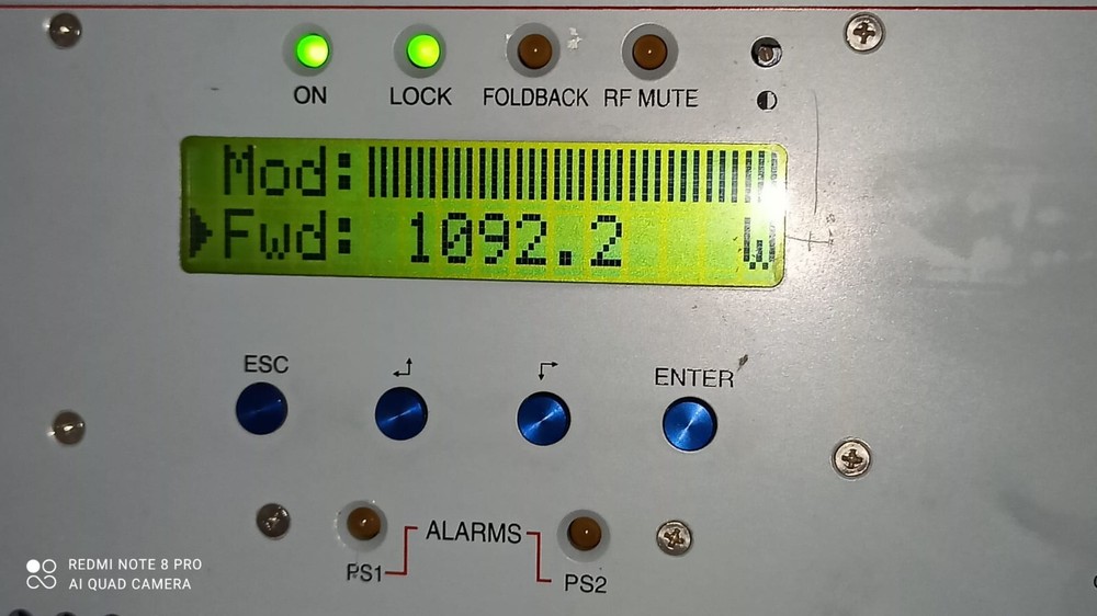 Broadcast Prof RVR TEX 1000w FM Transmitter 88/108 Mhz Stereo REINFORCED