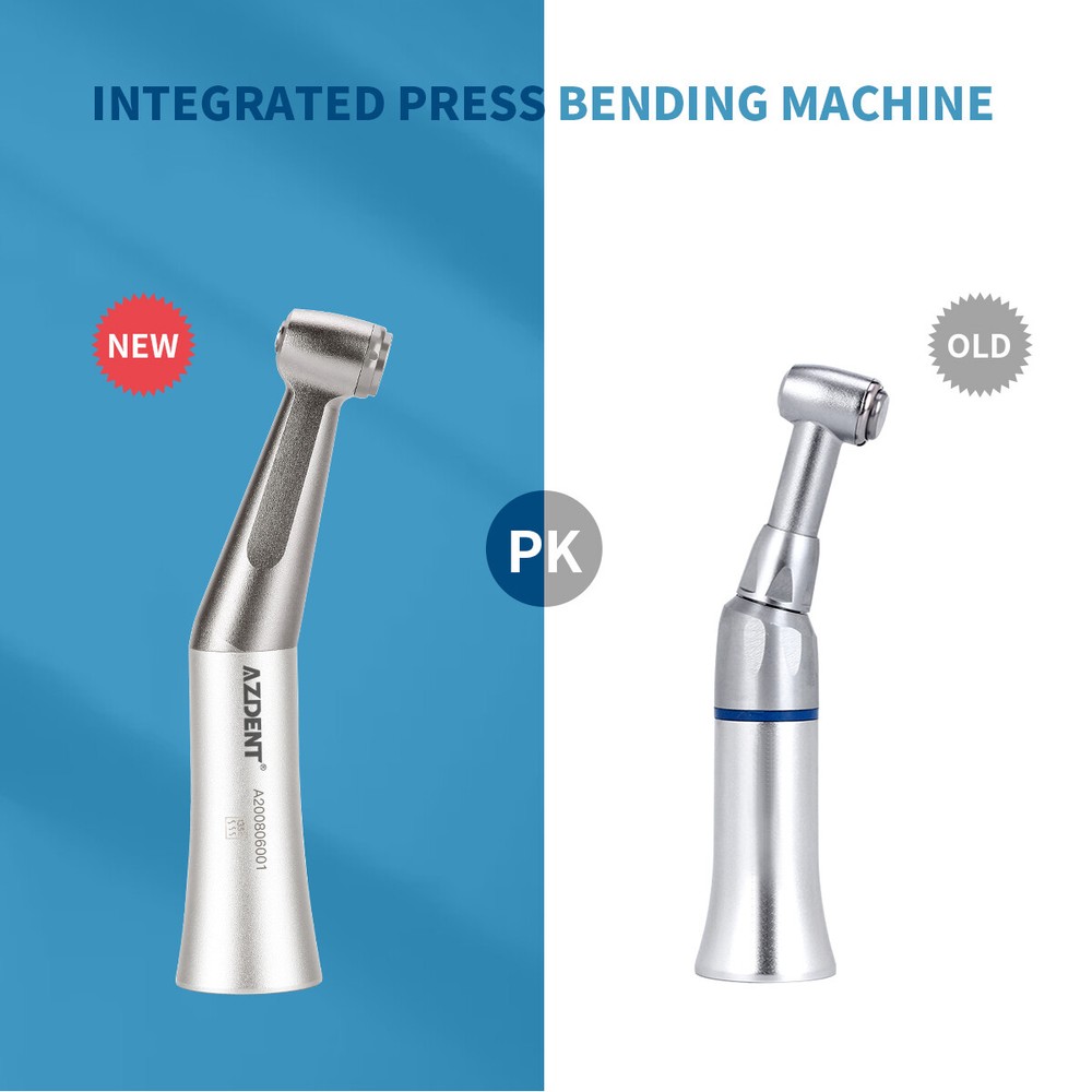 Dental 1:1 Slow Low Speed Handpiece Push Button Contra Angle Attach
